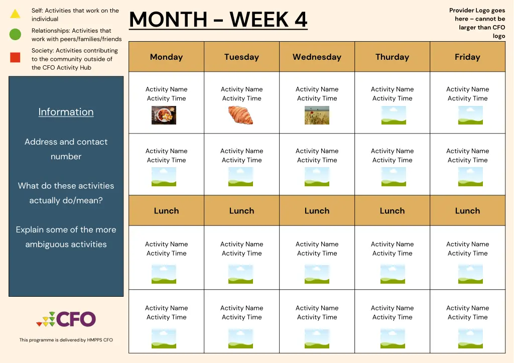 month week 4