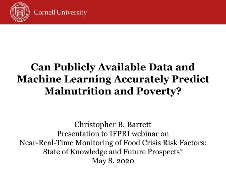 can publicly available data and machine learning
