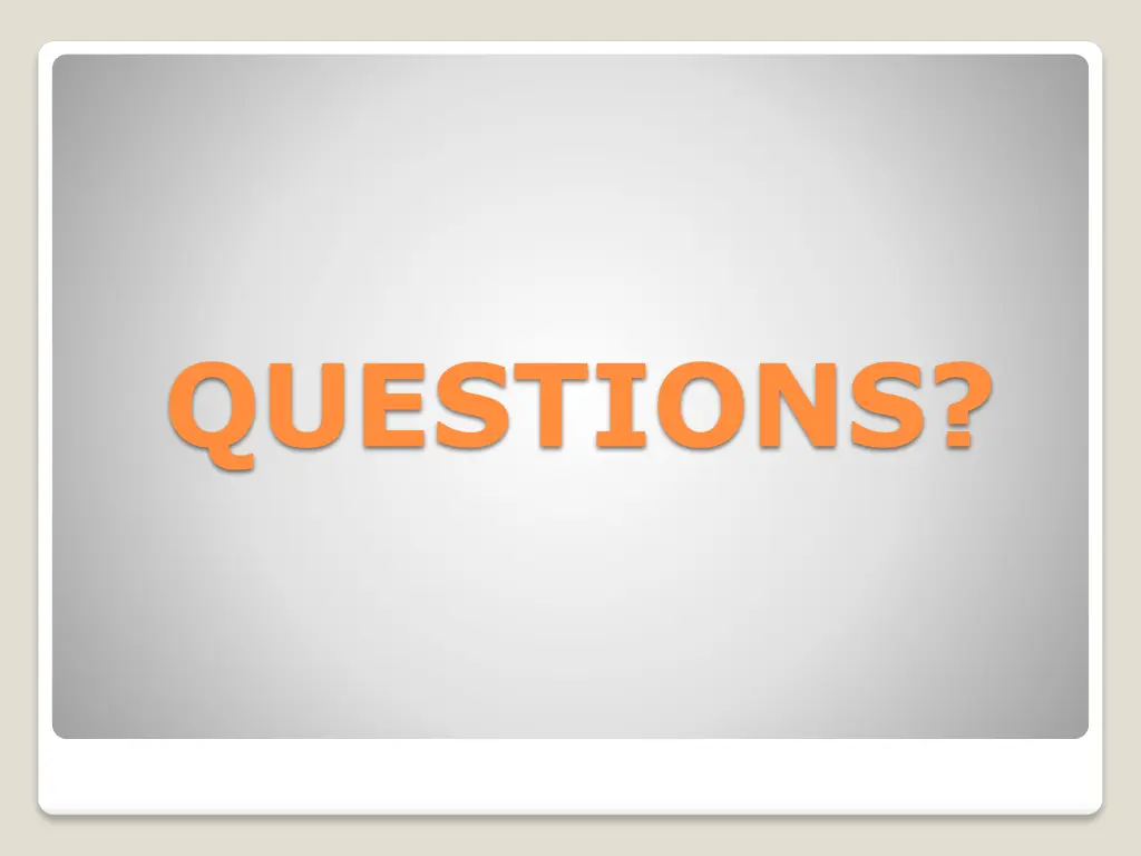 questions