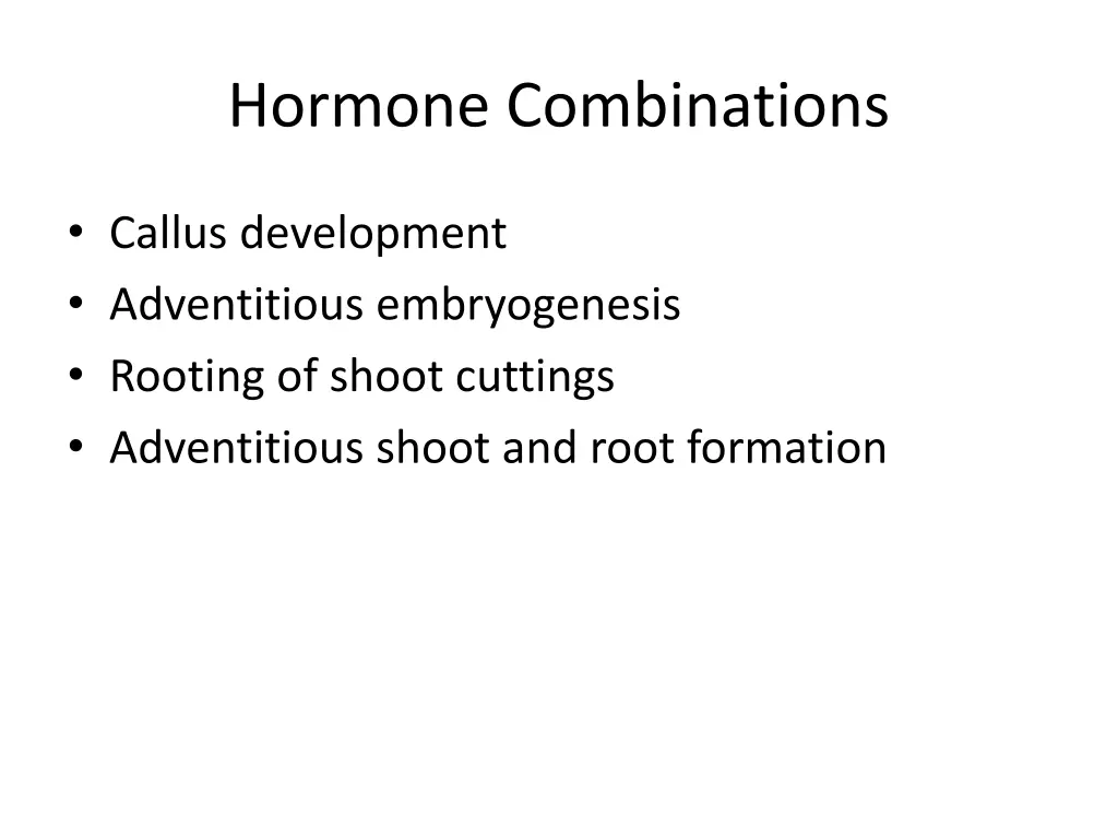 hormone combinations