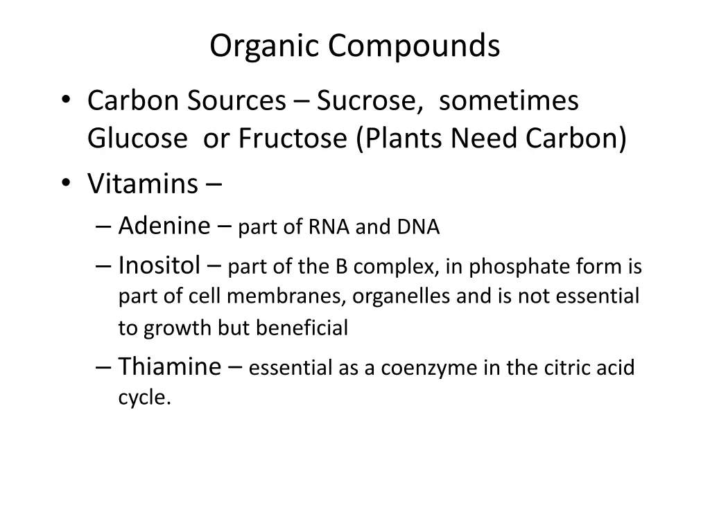 organic compounds