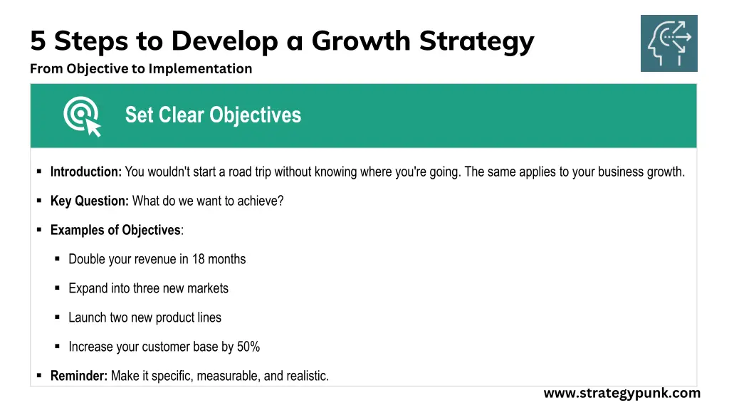 5 steps to develop a growth strategy from 2