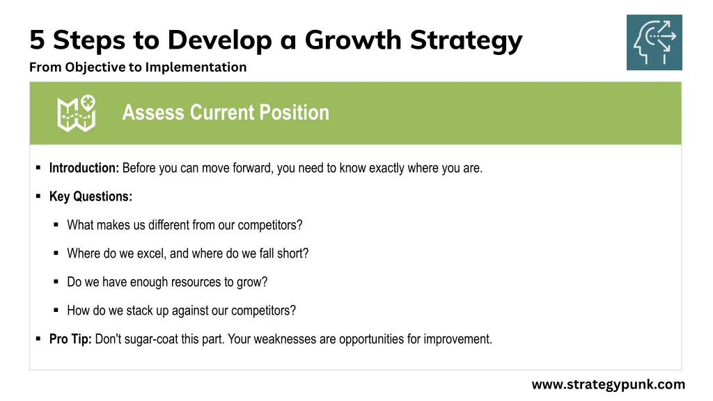 5 steps to develop a growth strategy from 3