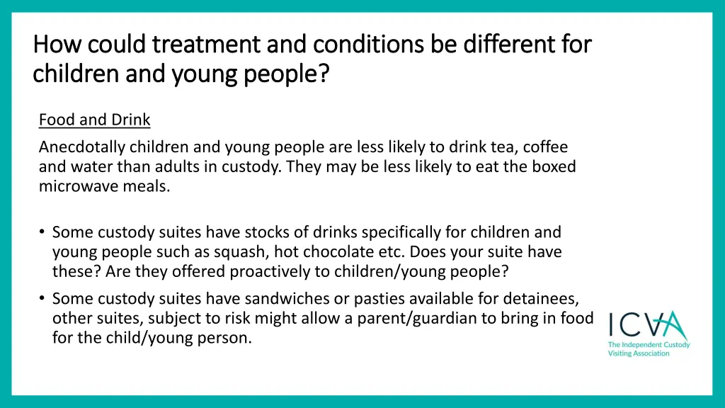 how could treatment and conditions be different 3