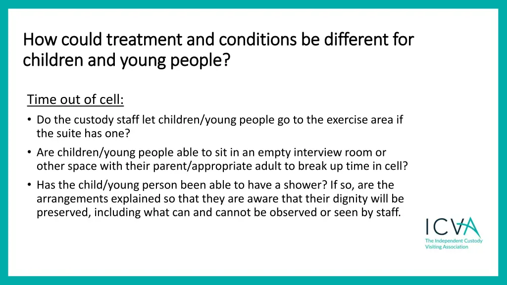 how could treatment and conditions be different