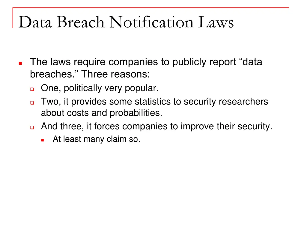 data breach notification laws