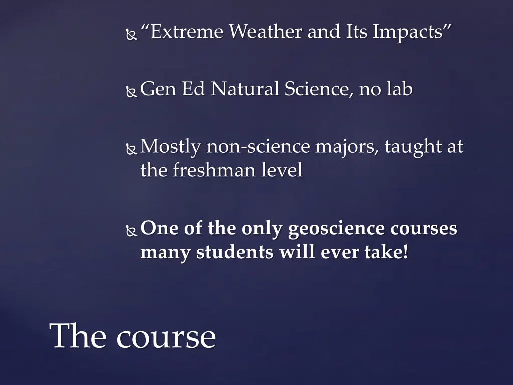 extreme weather and its impacts