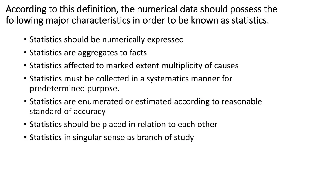 according to this definition the numerical data