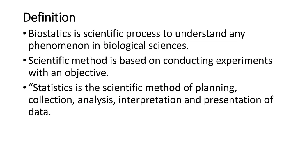 definition definition biostatics is scientific