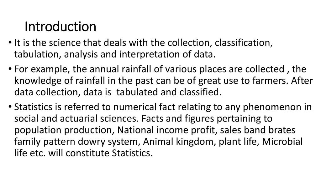 introduction introduction it is the science that