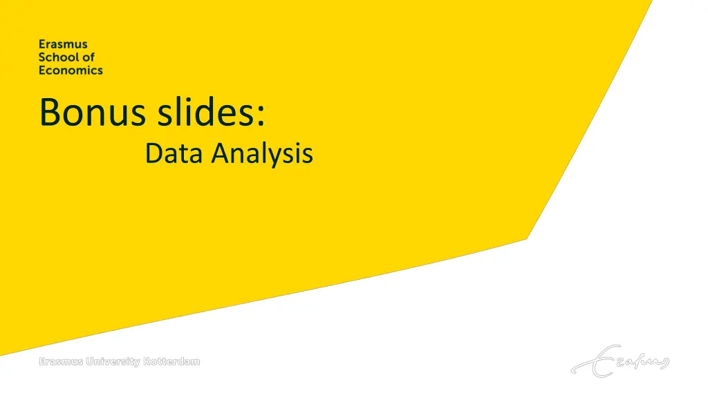bonus slides data analysis