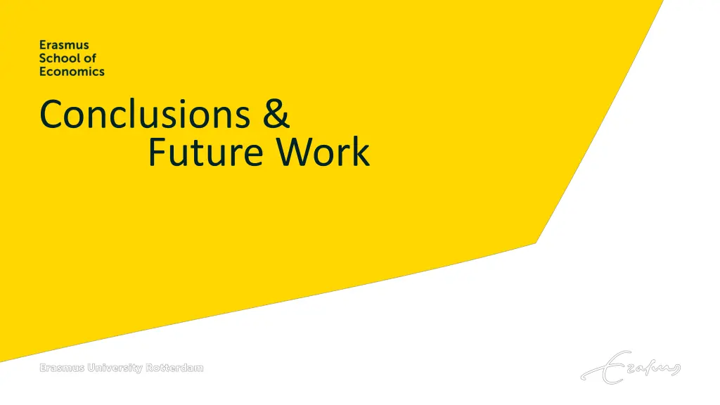 conclusions future work