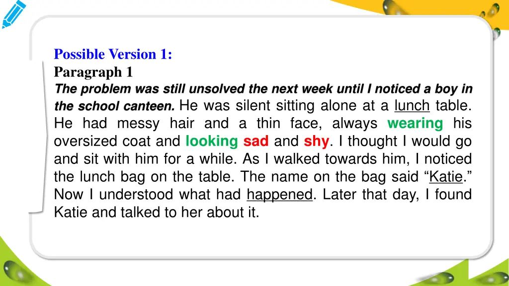 possible version 1 paragraph 1 the problem