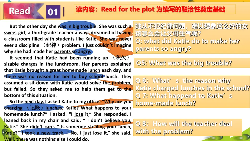 read for the plot 2