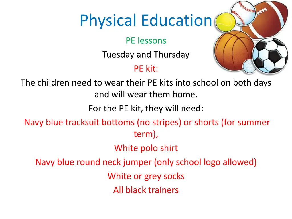 physical education