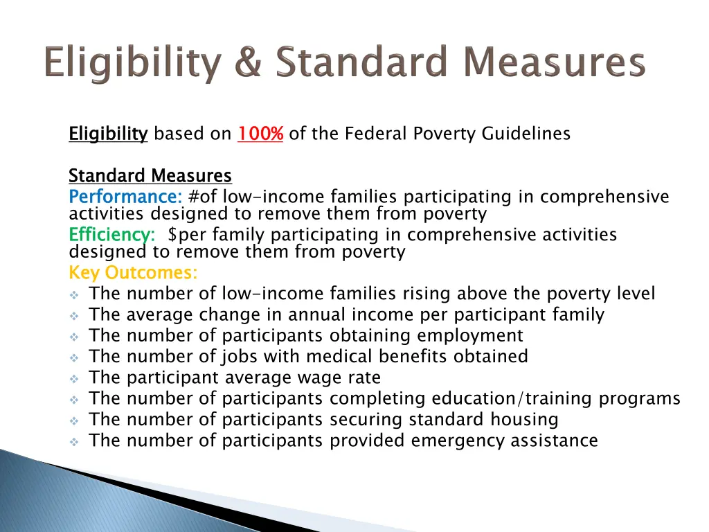 eligibility