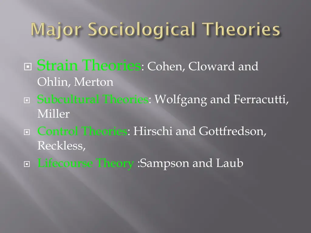 strain theories cohen cloward and ohlin merton