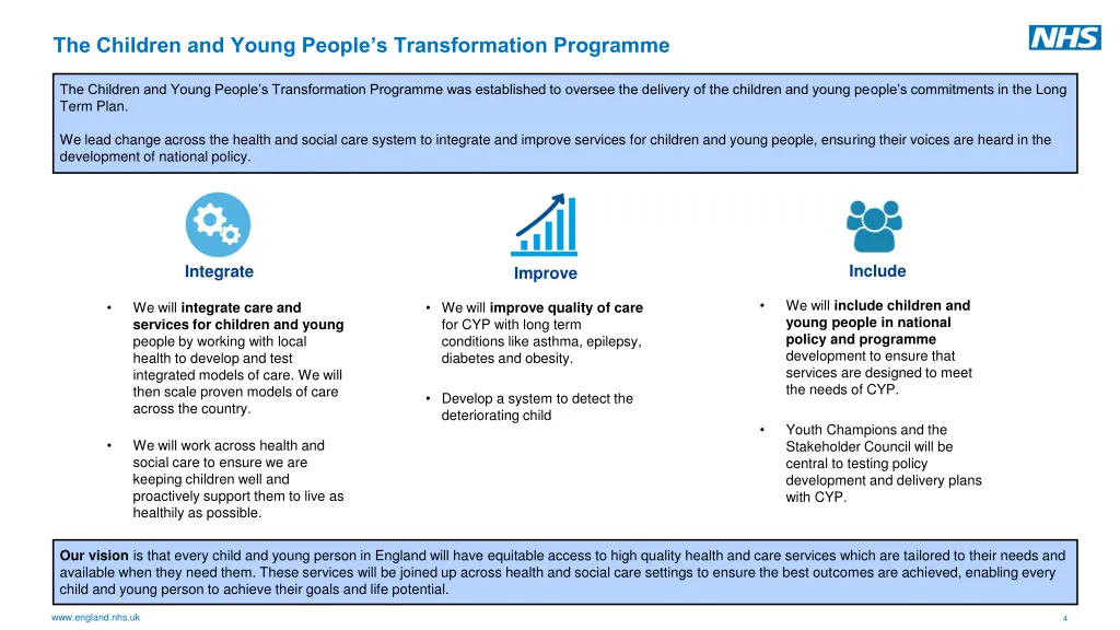 the children and young people s transformation