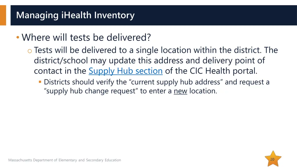 managing ihealth inventory