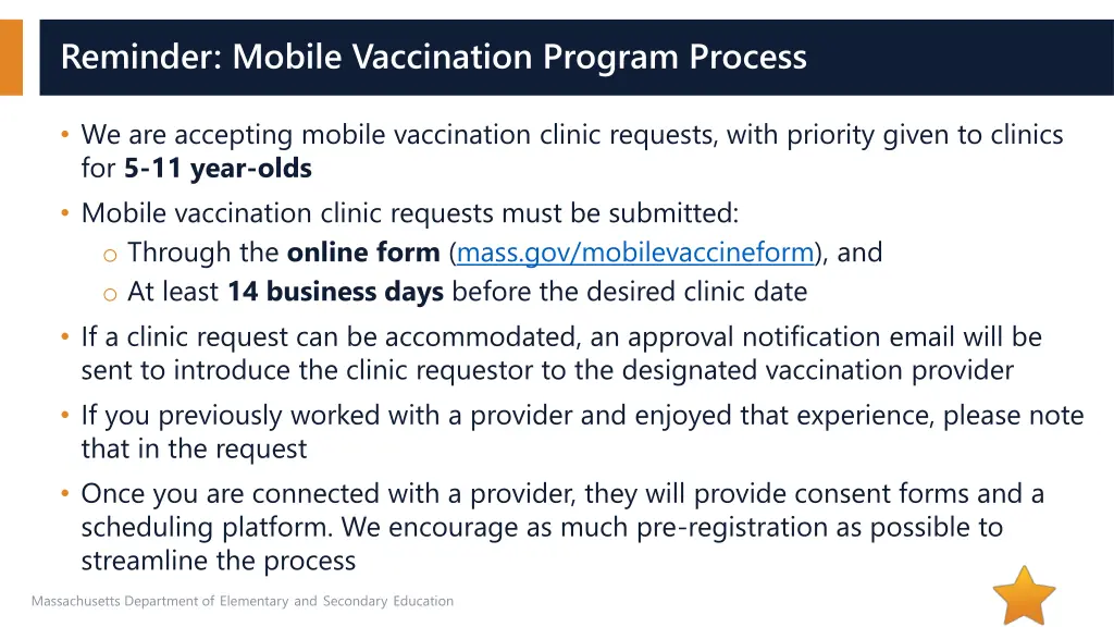 reminder mobile vaccination program process