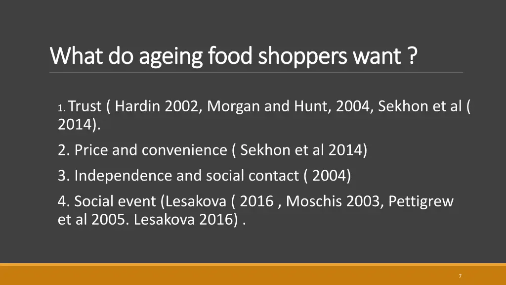 what do ageing food shoppers want what do ageing