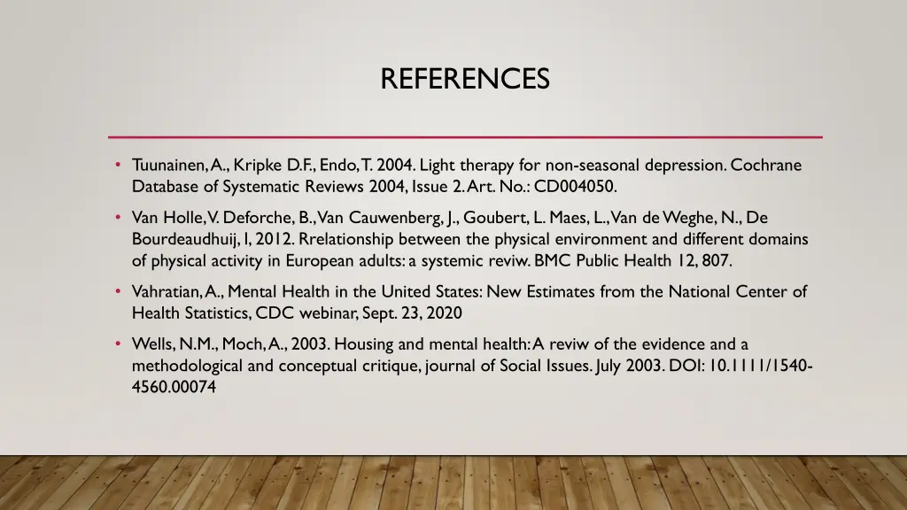references 1