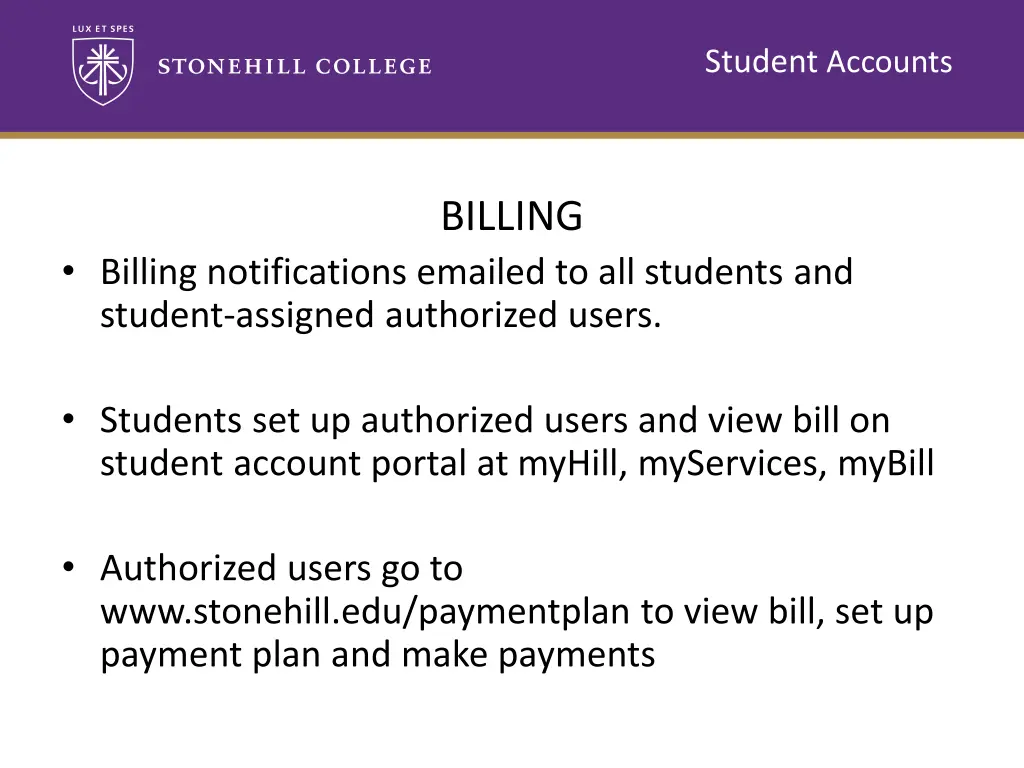 student accounts 1