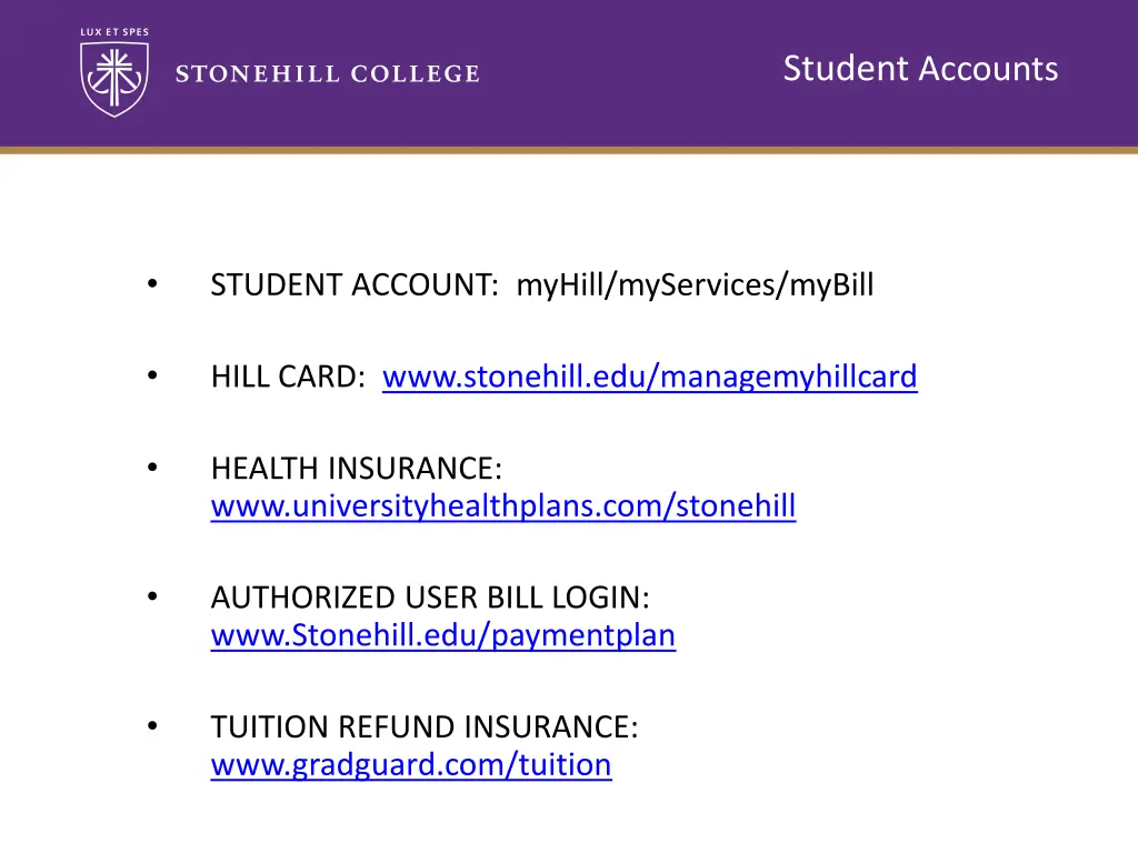 student accounts 4