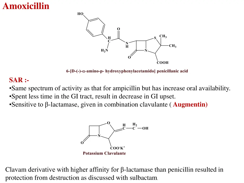 amoxicillin