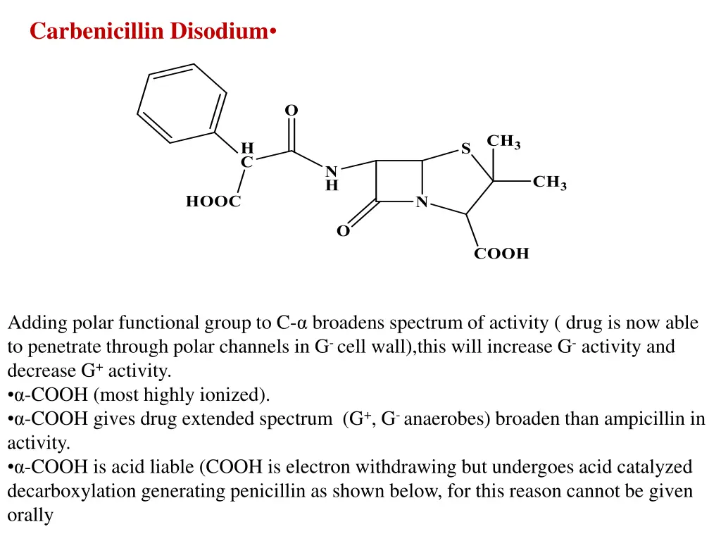 carbenicillin disodium