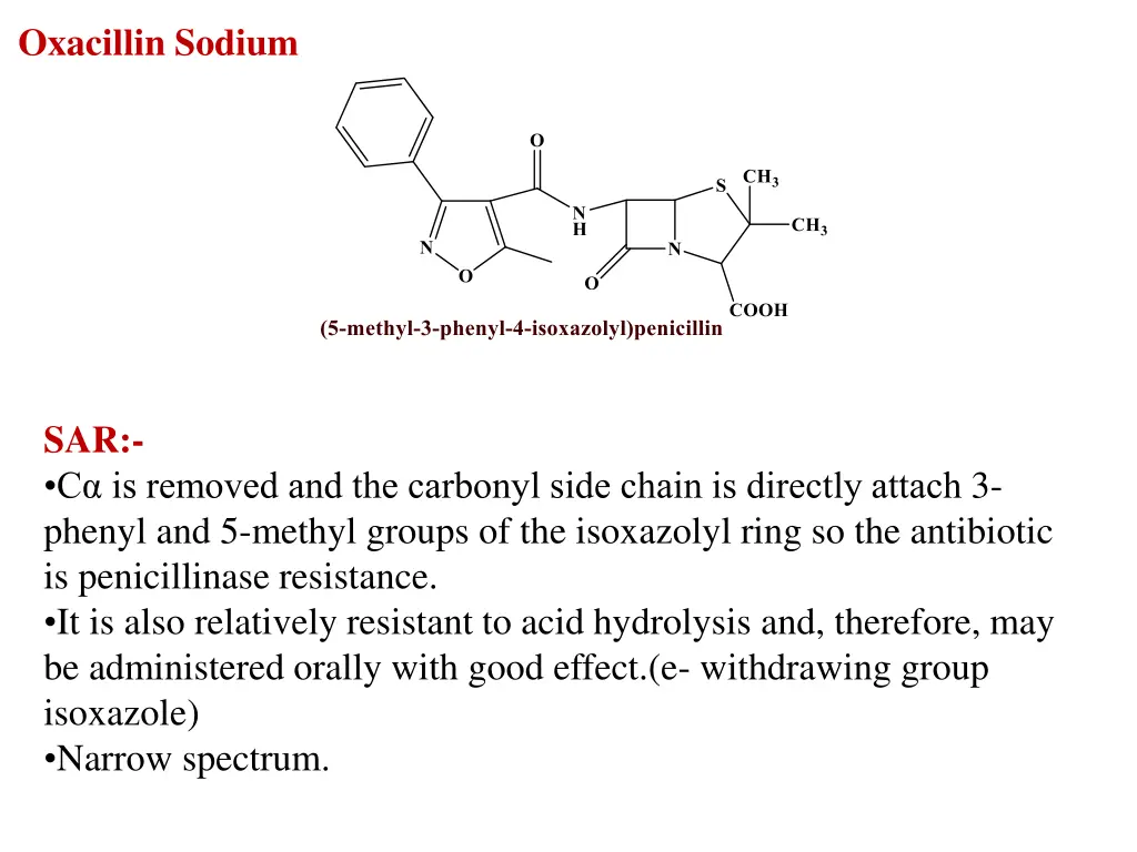 oxacillin sodium