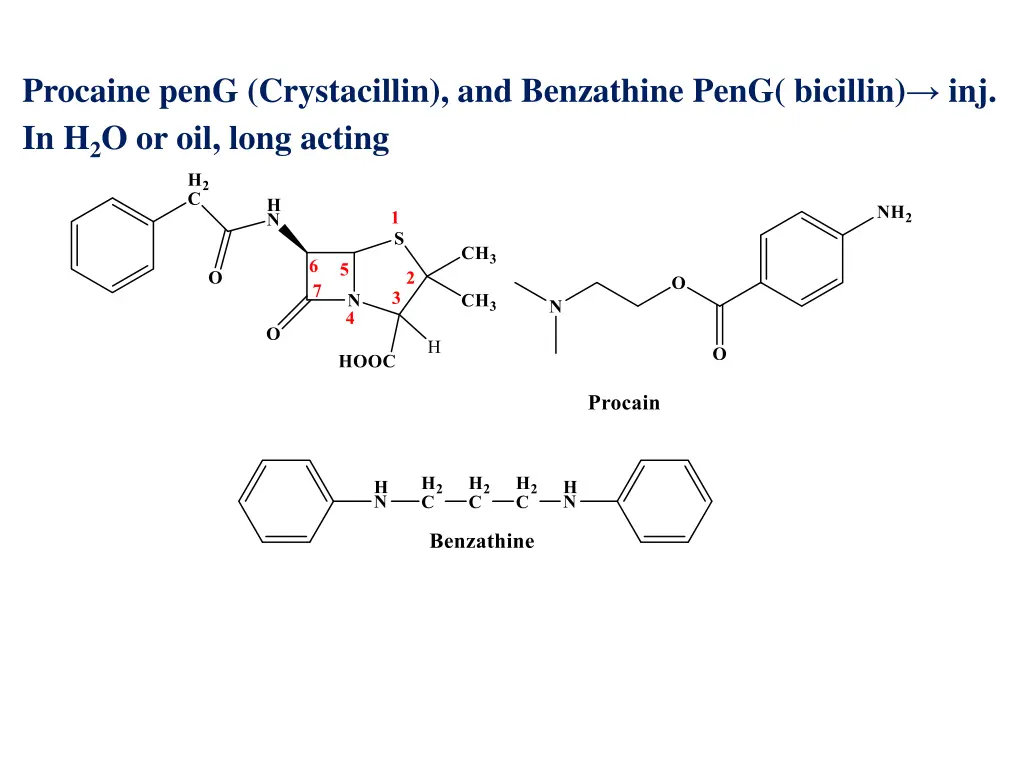procaine peng crystacillin and benzathine peng
