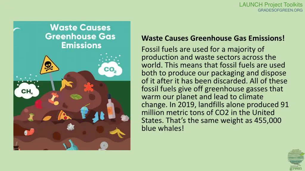 launch project toolkits gradesofgreen org 2