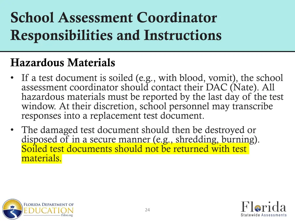 school assessment coordinator responsibilities 3