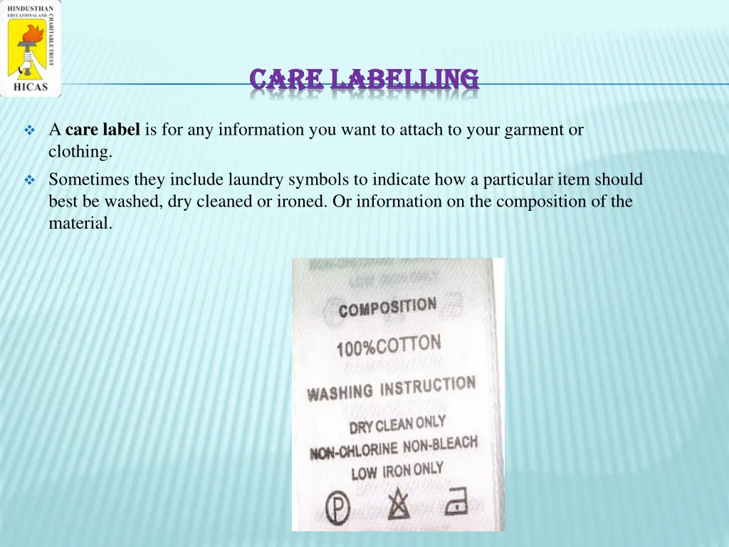 care labelling care labelling 3