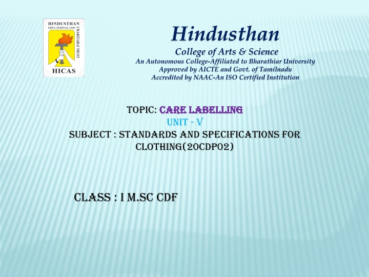 hindusthan college of arts science an autonomous