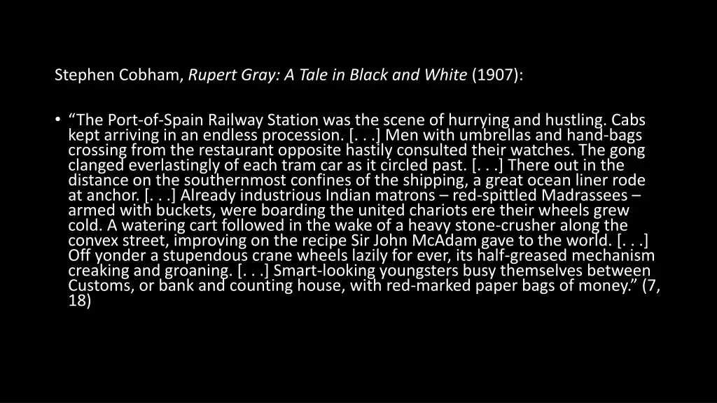stephen cobham rupert gray a tale in black