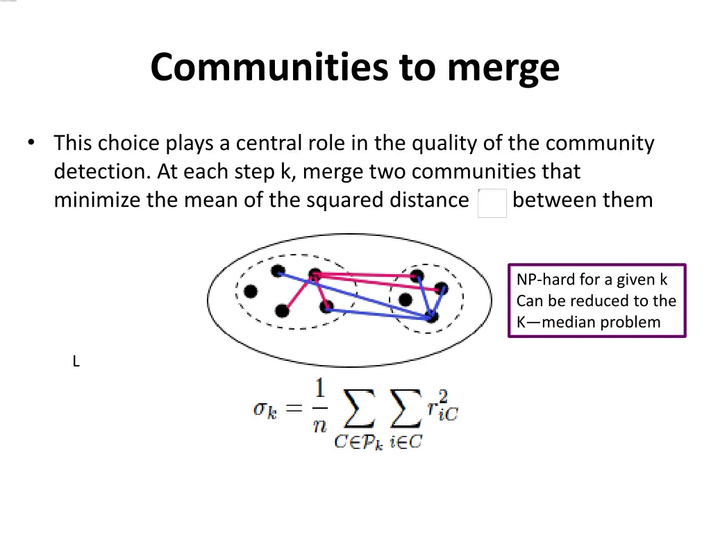 communities to merge