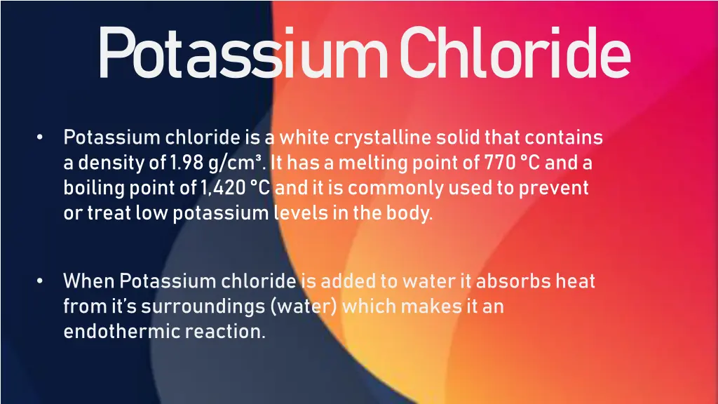 potassium chloride