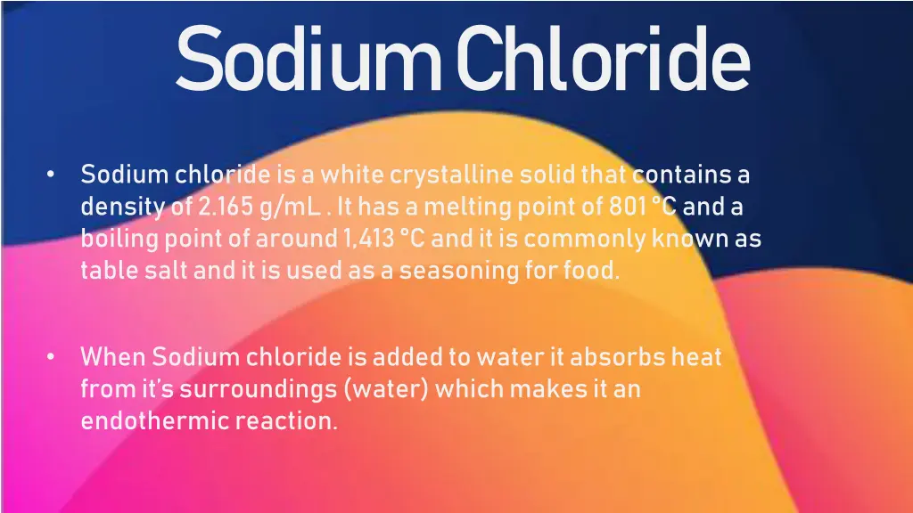 sodium chloride