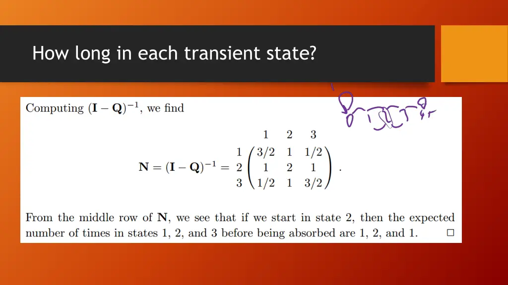 how long in each transient state 2