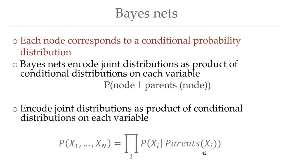 bayes nets 2