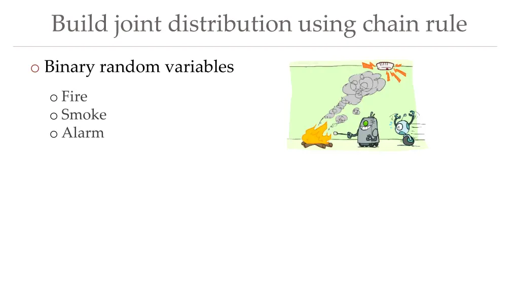 build joint distribution using chain rule 1