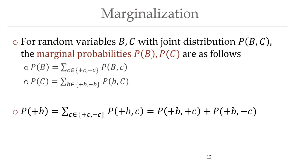 marginalization