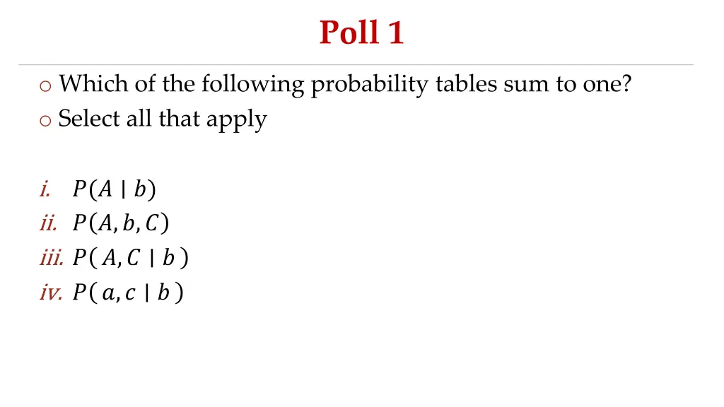 poll 1