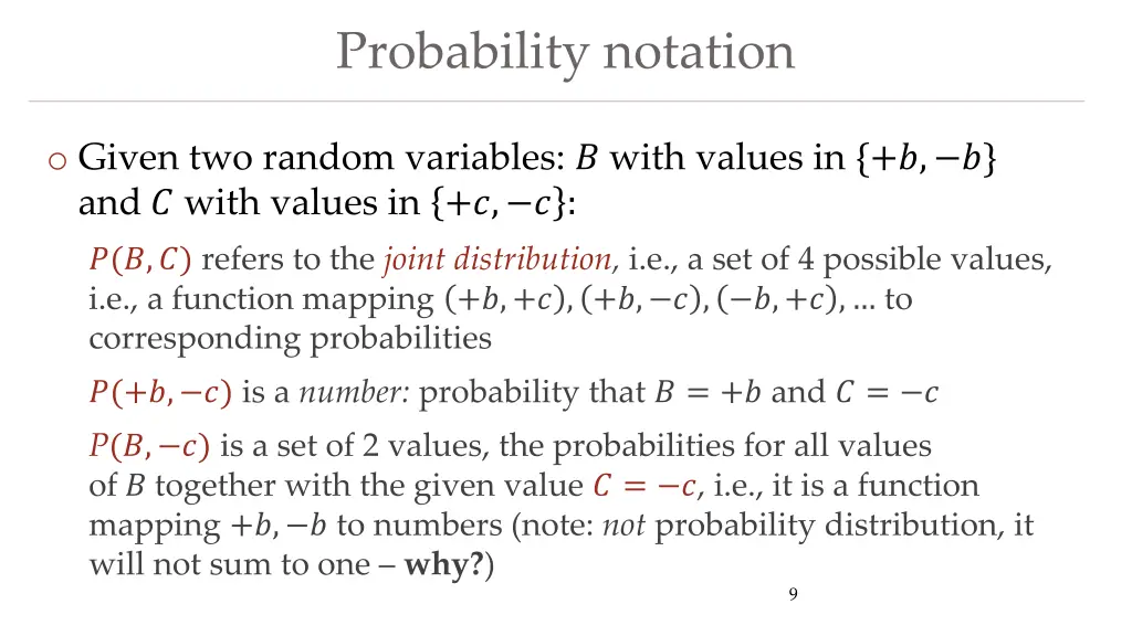 probability notation 1