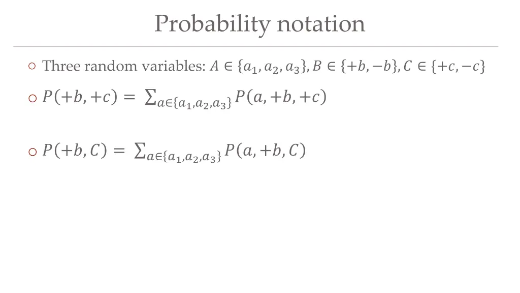 probability notation 2
