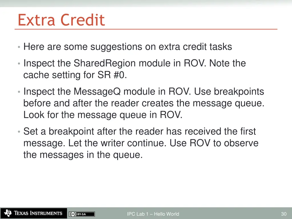 extra credit