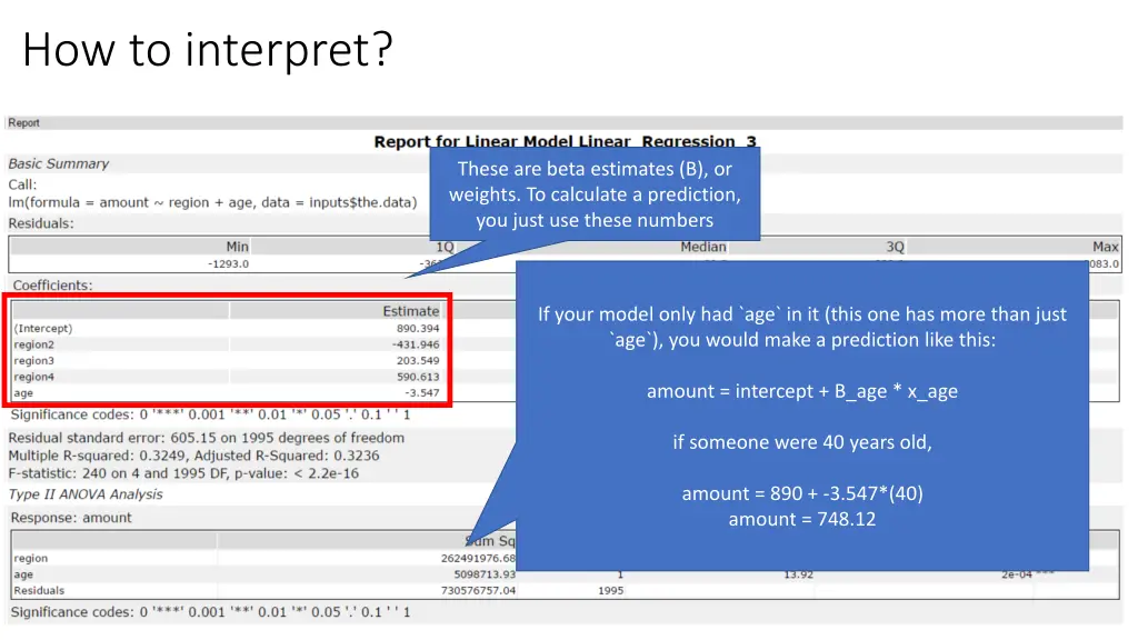 how to interpret 2
