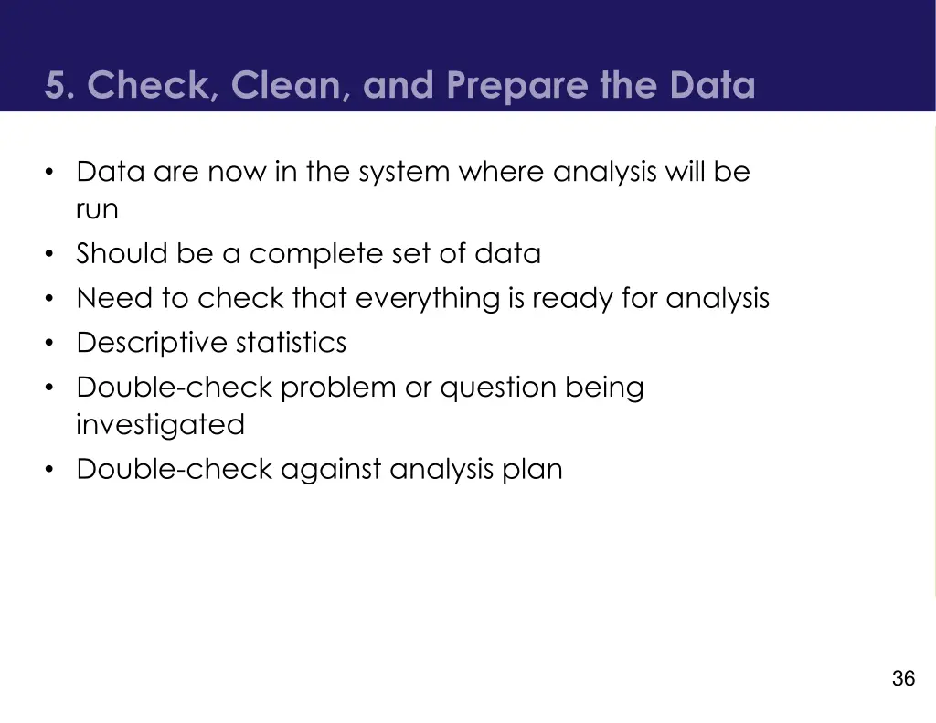 5 check clean and prepare the data